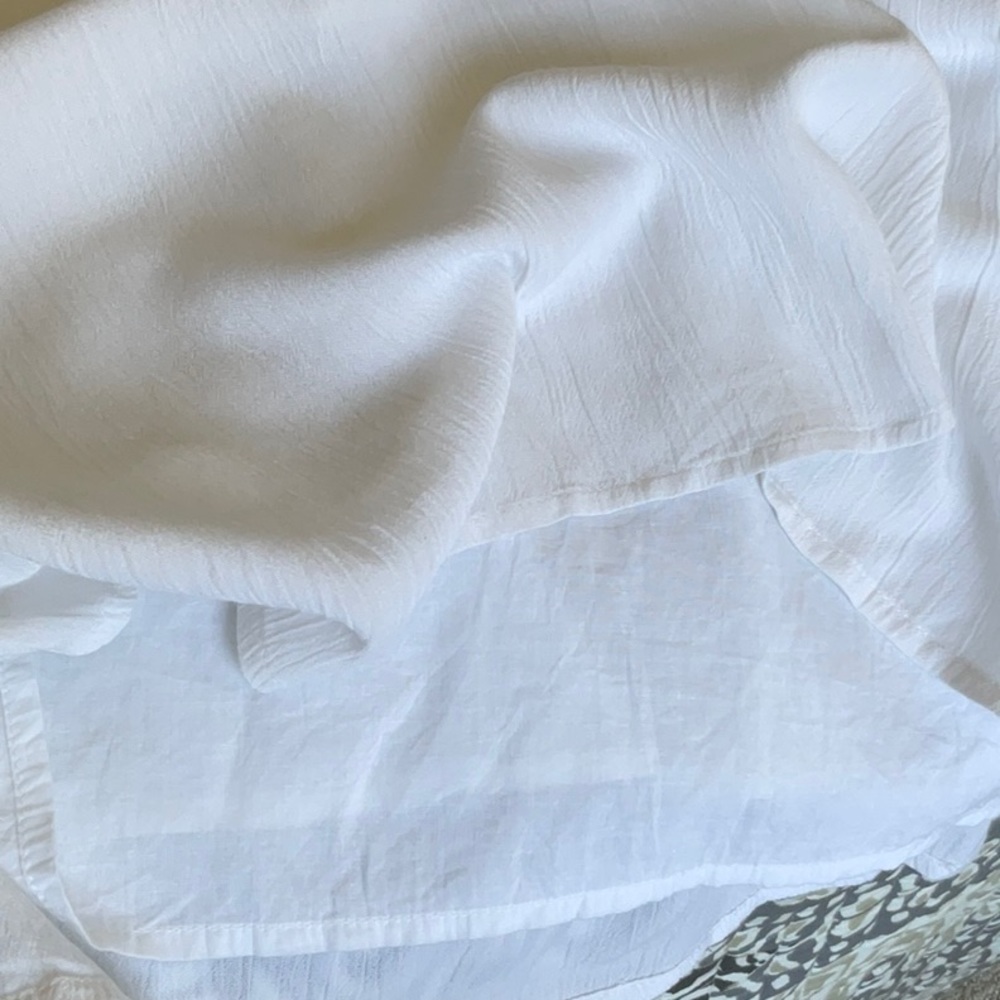 NWT Chico’s Embellished White Gauze Boho Tunic Size M - Picture 13 of 16